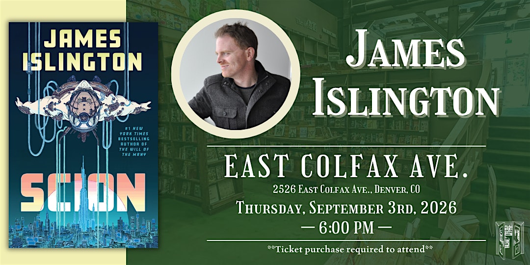 James Islington with Stephen Graham Jones Live at Tattered Cover Colfax