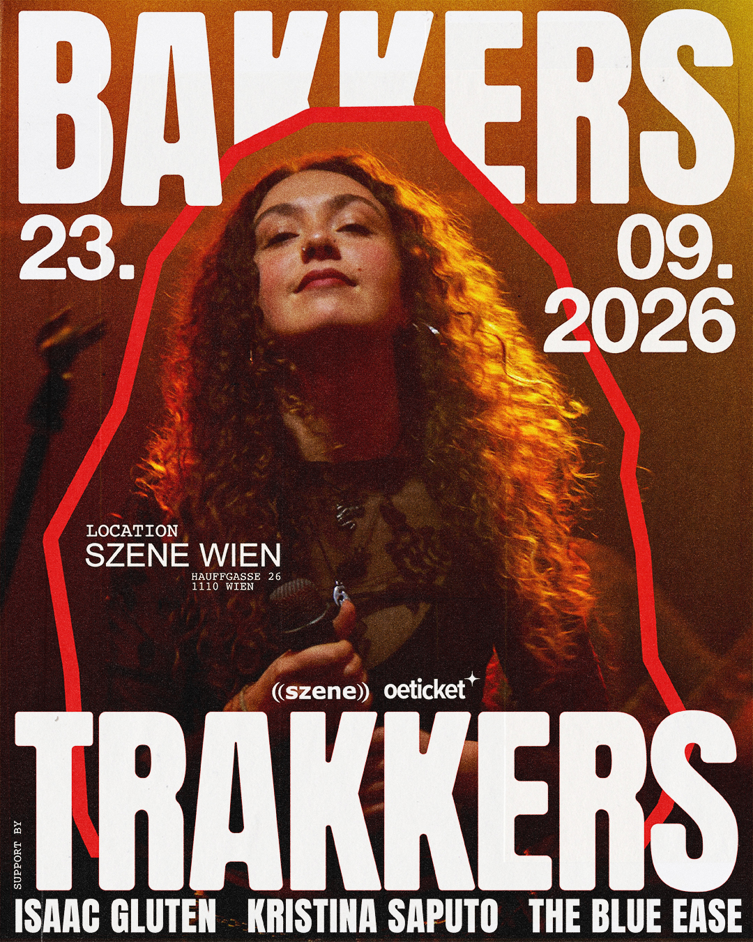Bakkers Trakkers with Isaac Gluten, Kristina Saputo & the Blue Ease