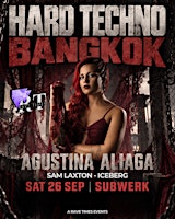 ⛓️HARD TECHNO w/  Agustina Aliaga  | SUBWERK Club