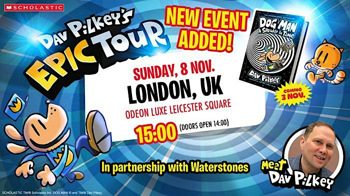 Join Dog Man Creator Dav Pilkey on his Epic Tour!