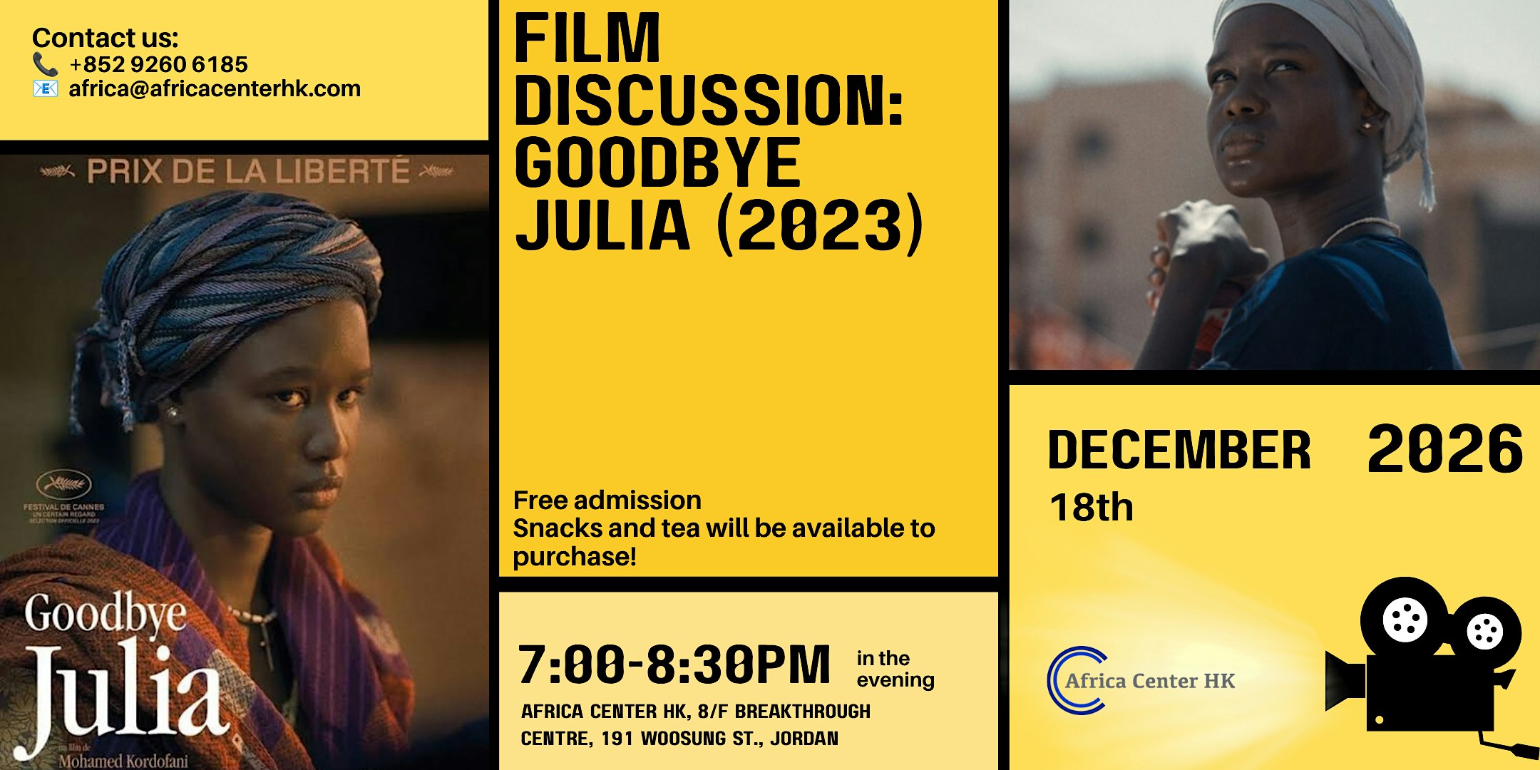 Film Discussion | Goodbye Julia ( 2023 )