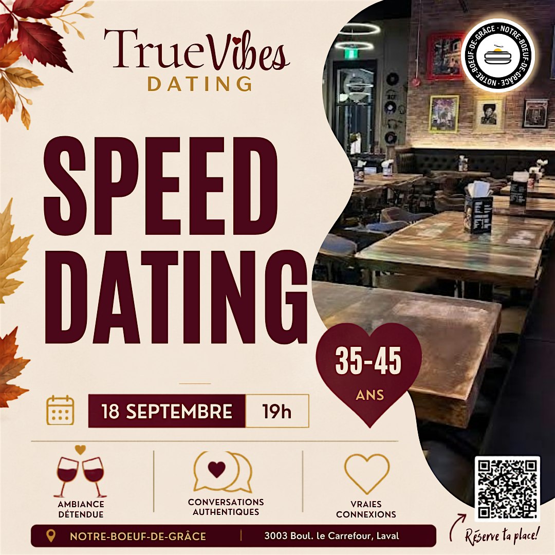 Laval Speed Dating│Ages 35-45
