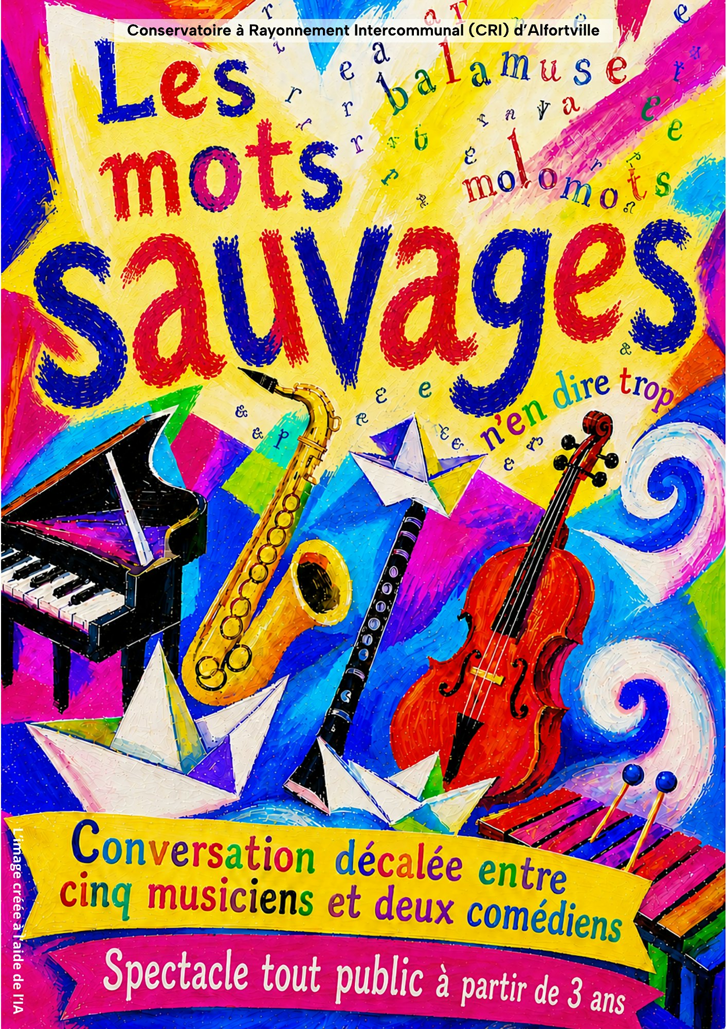 Concert Vibrations « Les Mots Sauvages » (dès 3 ans)