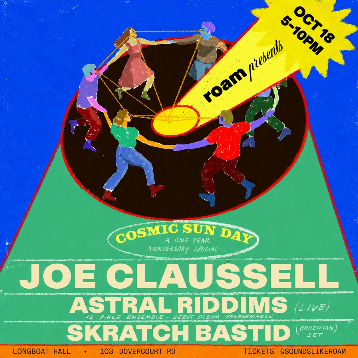 cosmic sun day: a roam anniversary special