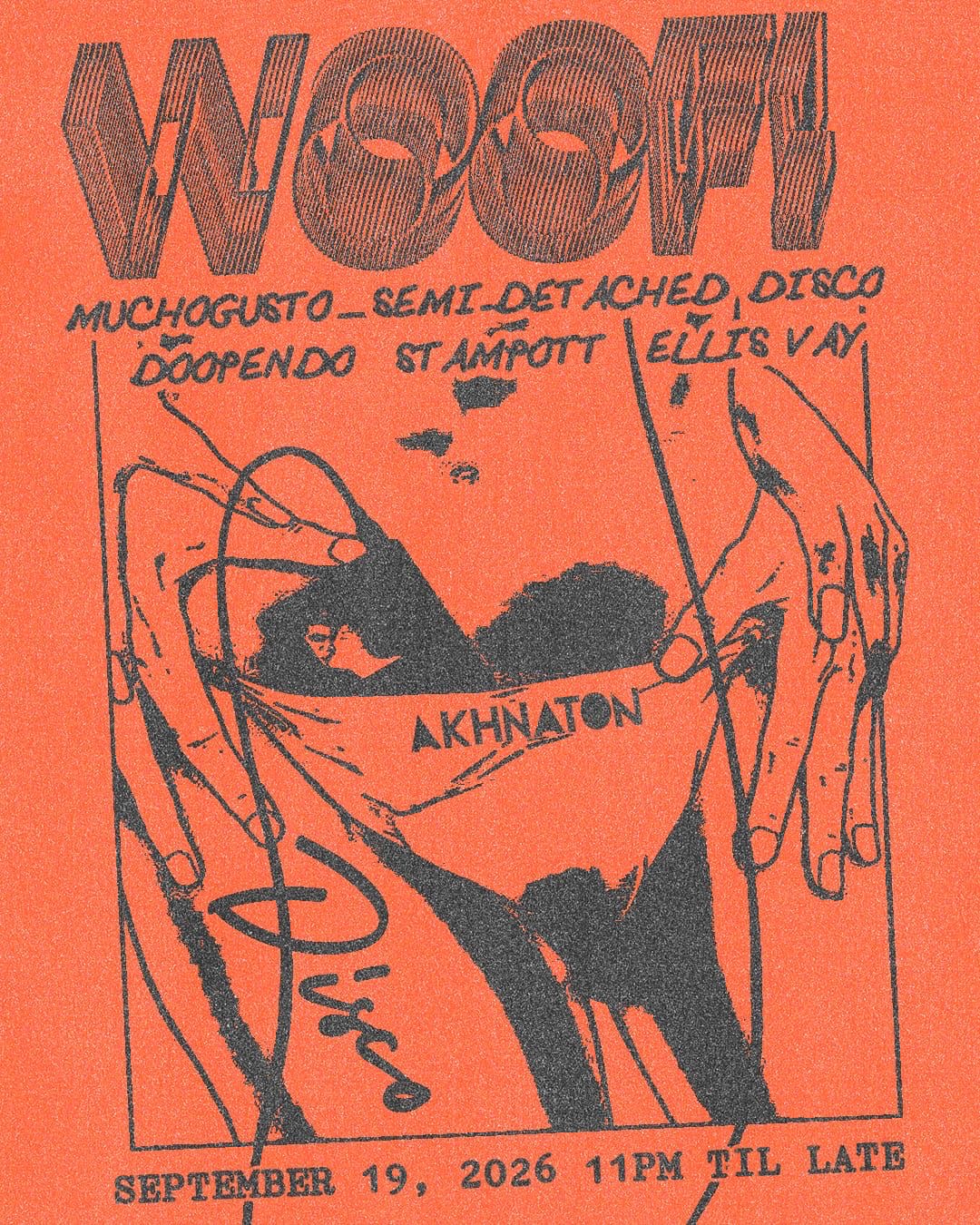 WOOF! takes over Akhnaton