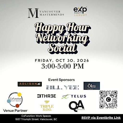 Happy Hour Networking Social - The Vancouver Masterminds