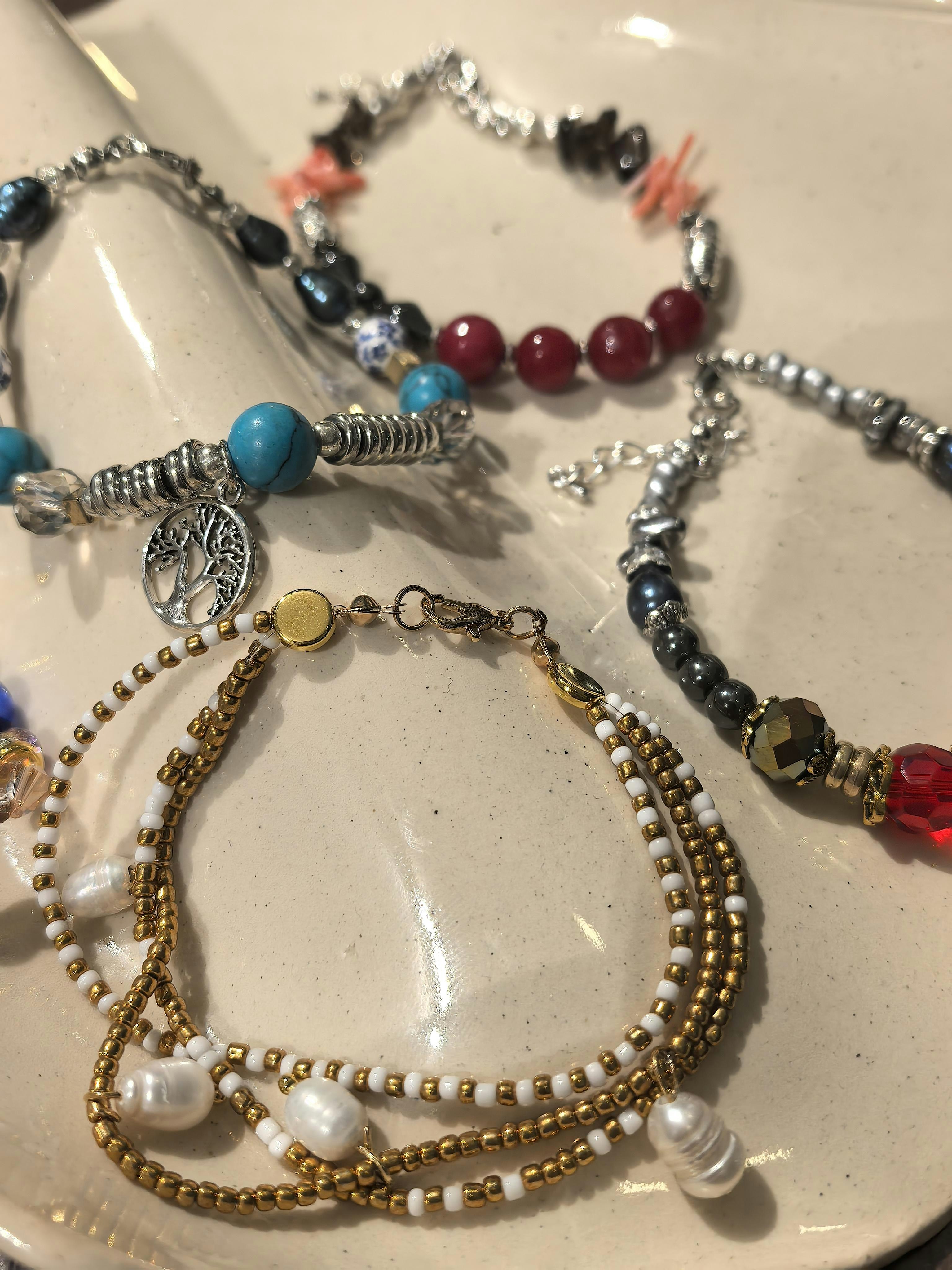 Beaded Bracelets & Earrings
