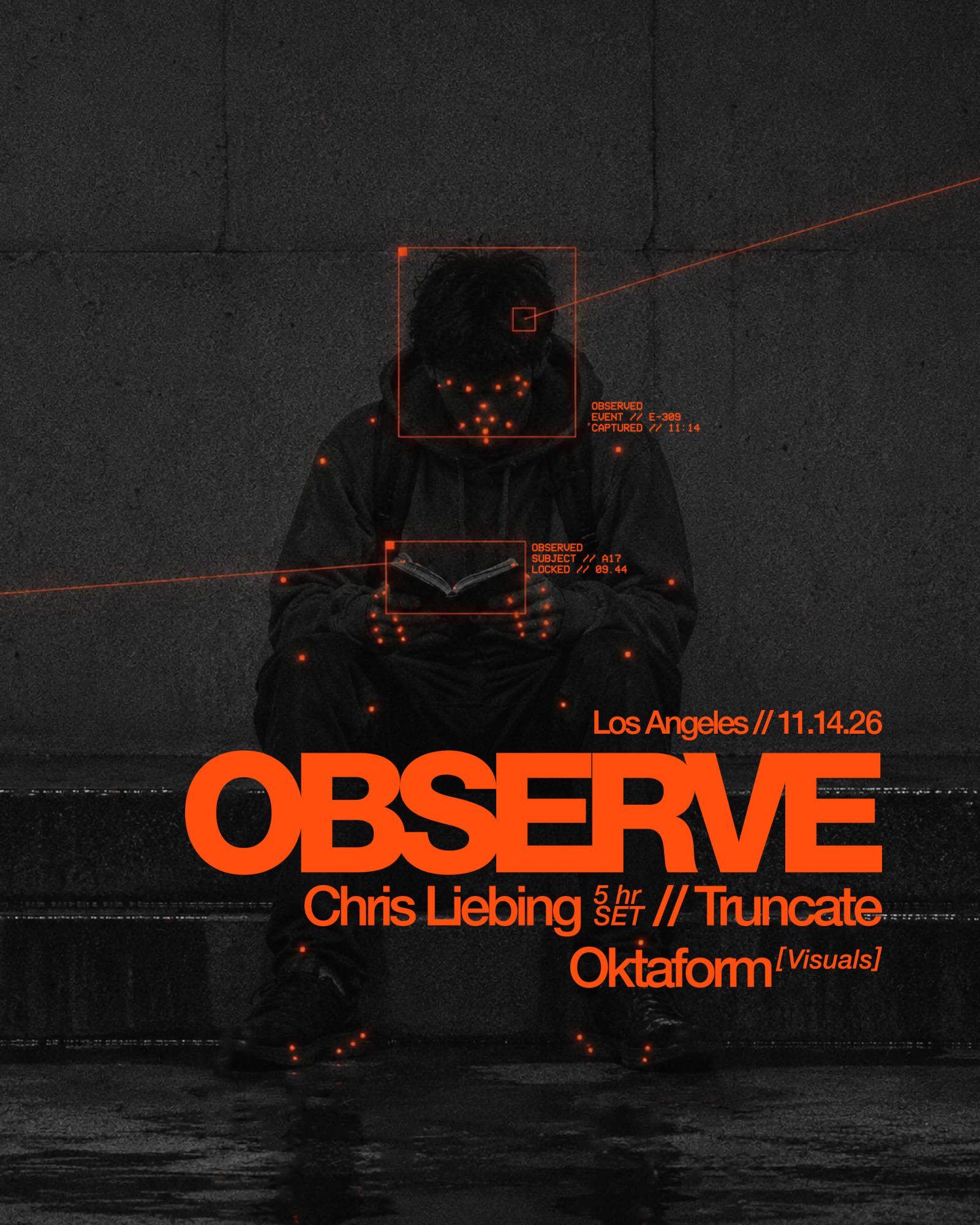 OBSERVE 24 YEAR ANNIVERSARY // Chris Liebing [5hr Set] // Truncate // OKTAFORM (Visuals)
