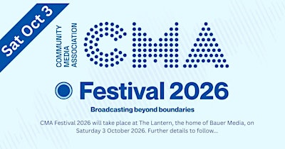 Community Media Festival 2026 - 'Broadcasting beyond boundaries'