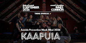 Kaapuia - Suicide Prevention Week Hīkoi 2026