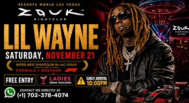 LIL WAYNE AT ZOUK NIGHTCLUB