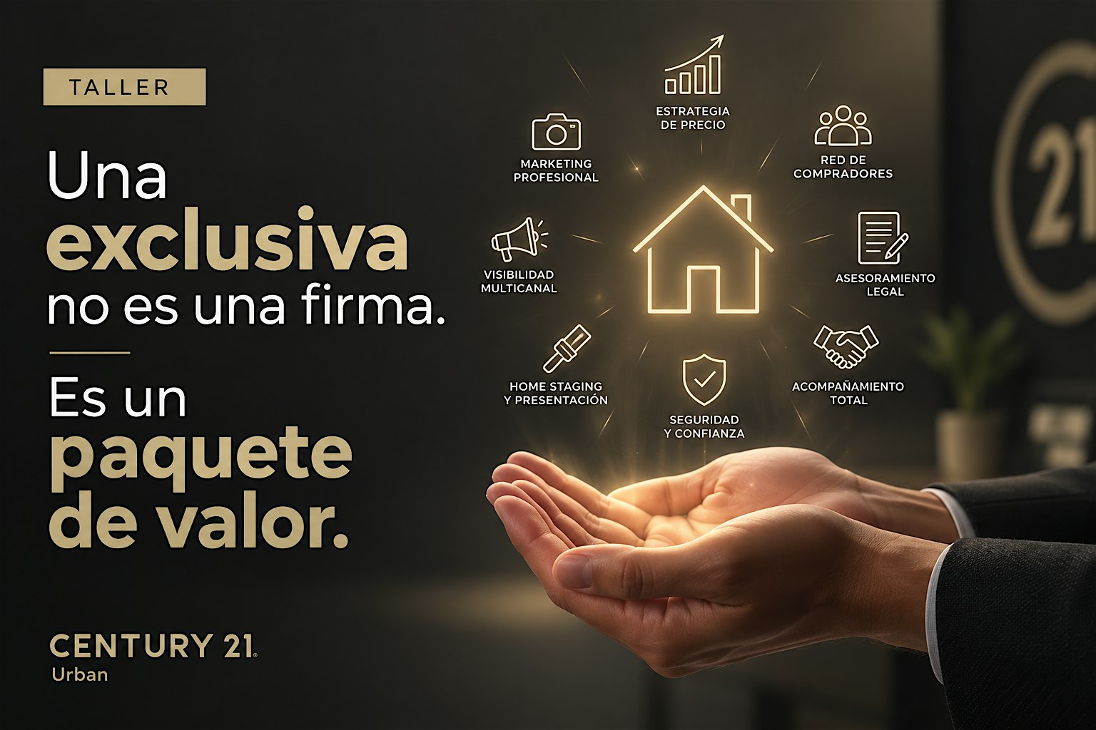 TALLER | UNA EXCLUSIVA NO ES UNA FIRMA. ES UN PAQUETE DE VALOR.