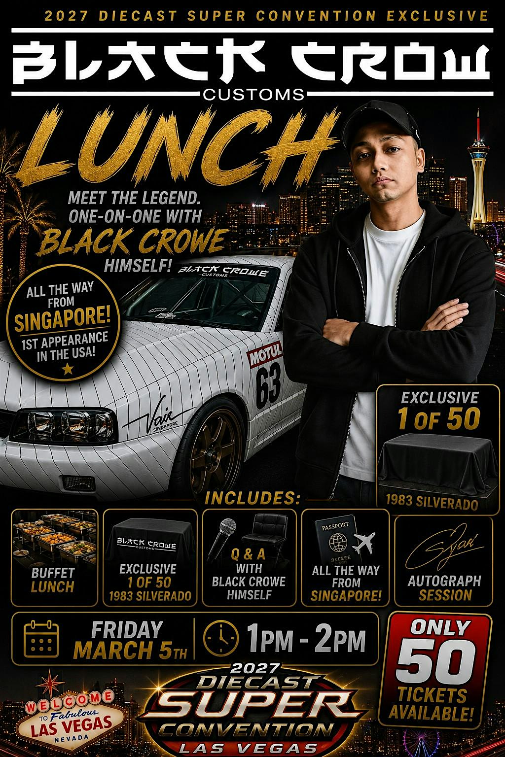 Black Crow Lunch with Buffet and Event Exclusive