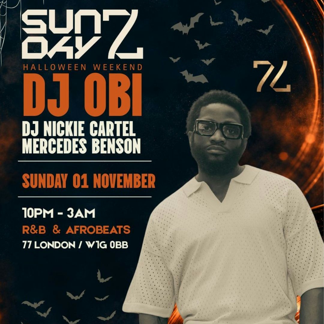 77 PRESENT SUNDAYZ : DJ OBI