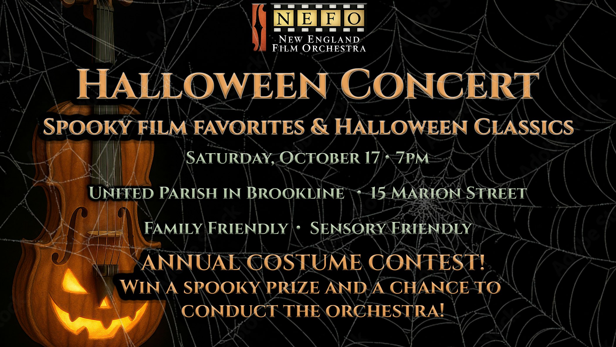 New England Film Orchestra -  Annual Halloween Concert and Costume Contest!
