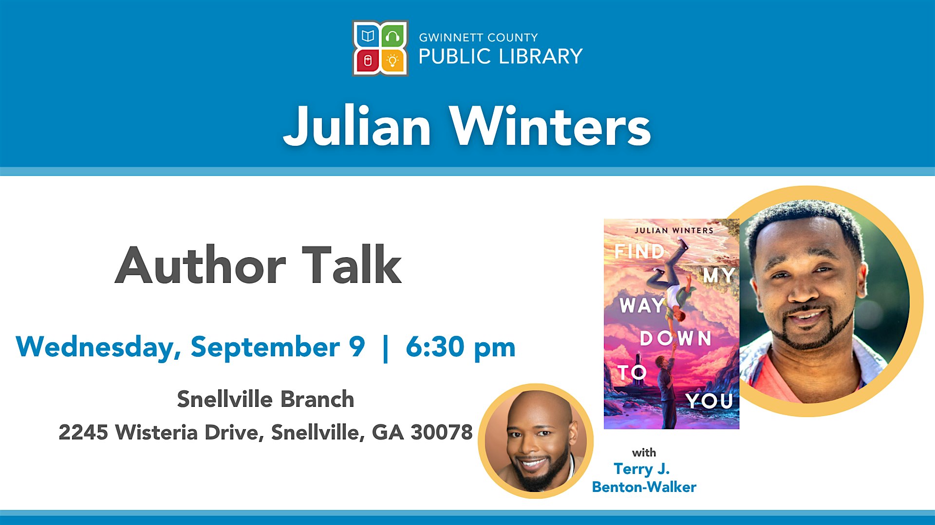Author Talk with Julian Winters