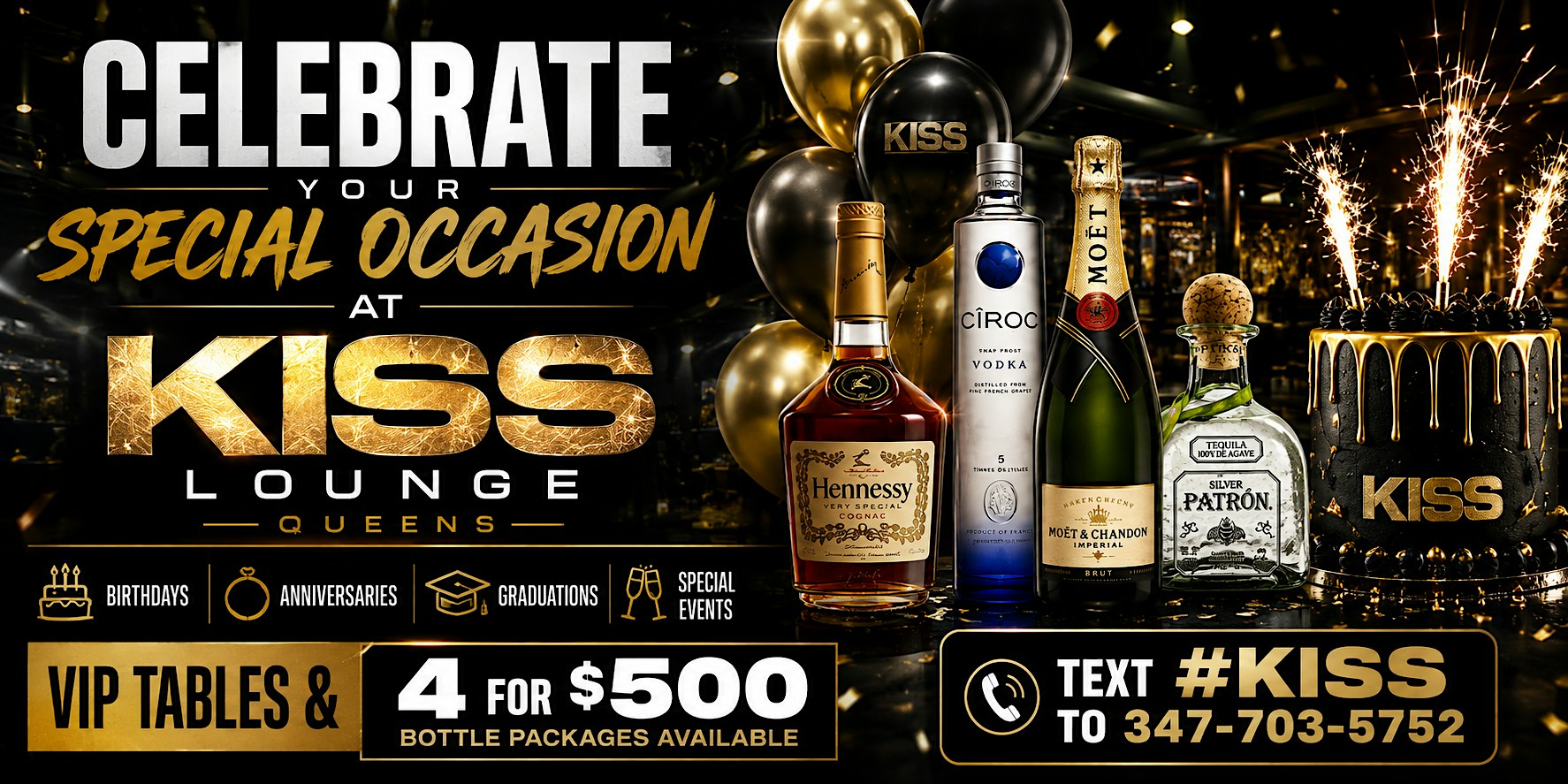 FRIDAY AND SATURDAYS AT KISS LOUNGE QUEENS