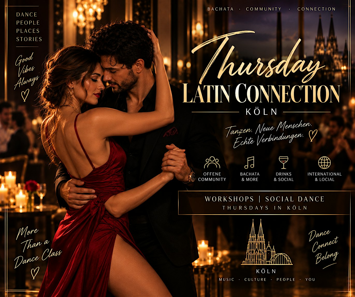 Latin Dance Night Köln – Workshop, Drinks & Social Dance