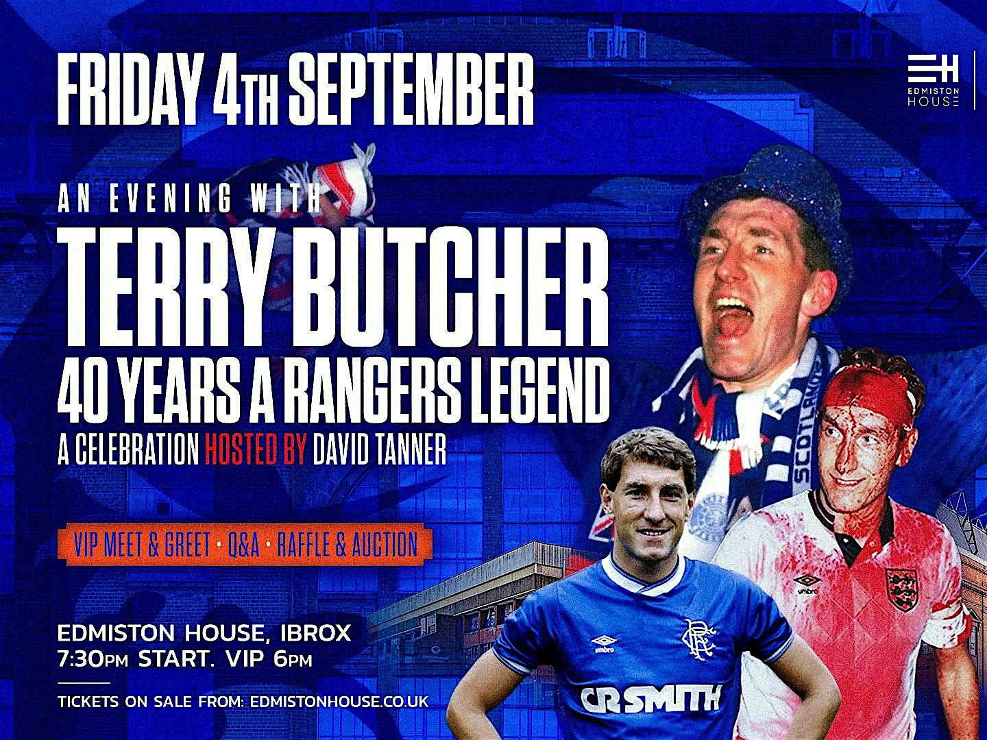 A Evening with Terry Butcher - 40 Years a Rangers Legend