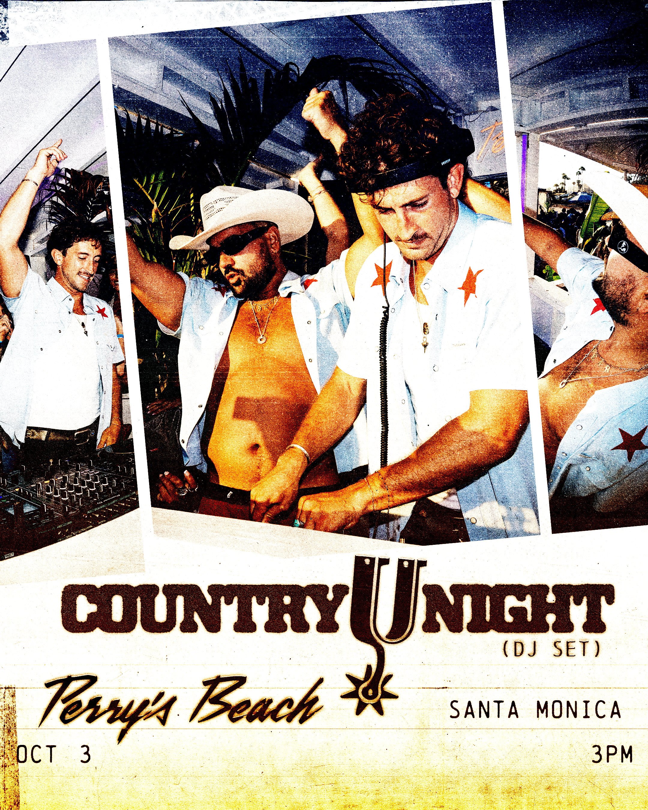 COUNTRY NIGHT  | Perry’s Beach Club • Santa Monica Beach Sat, Oct 3rd
