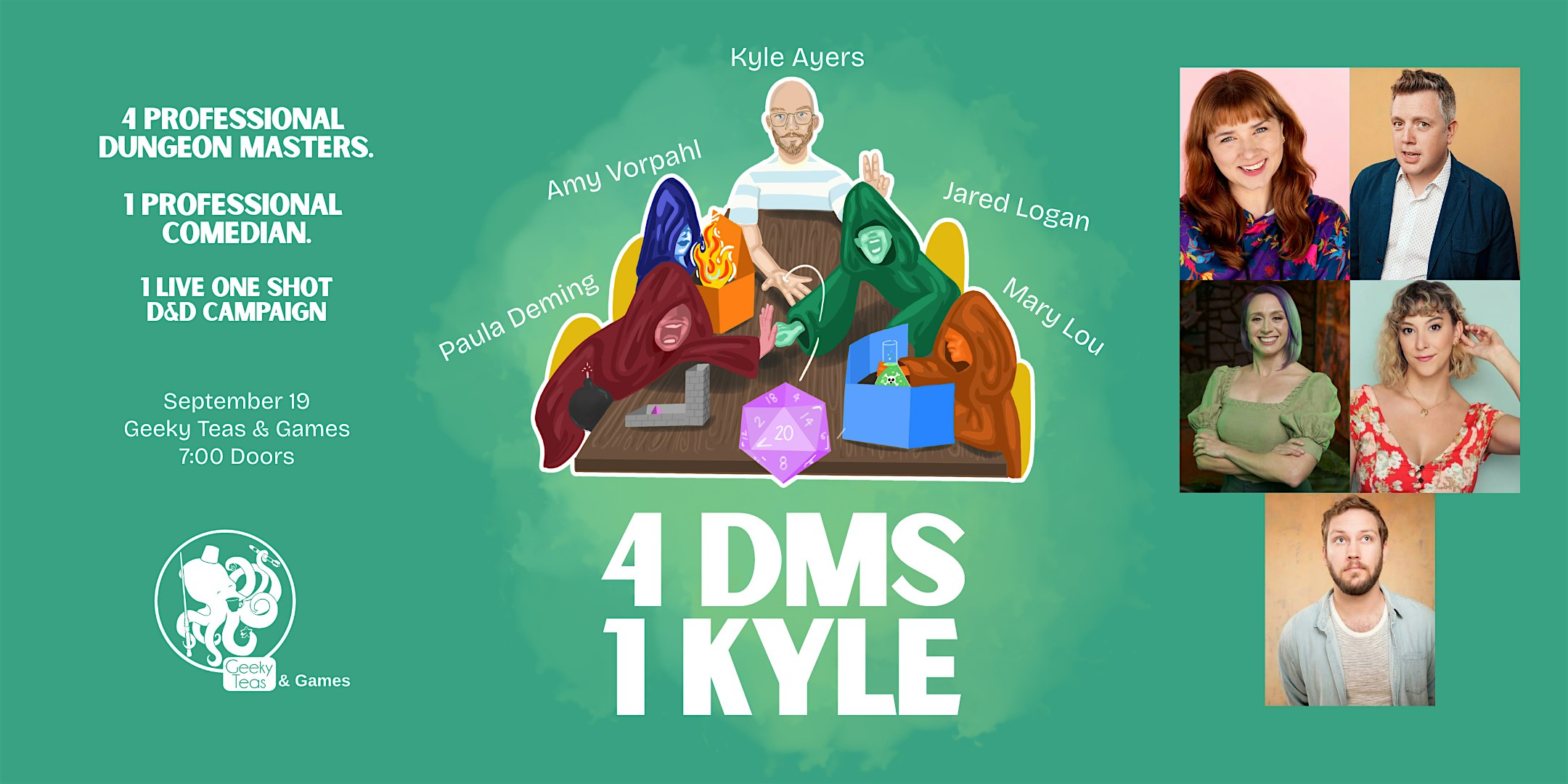 4 DMs 1 Kyle - A D&D One-Shot Comedy Show