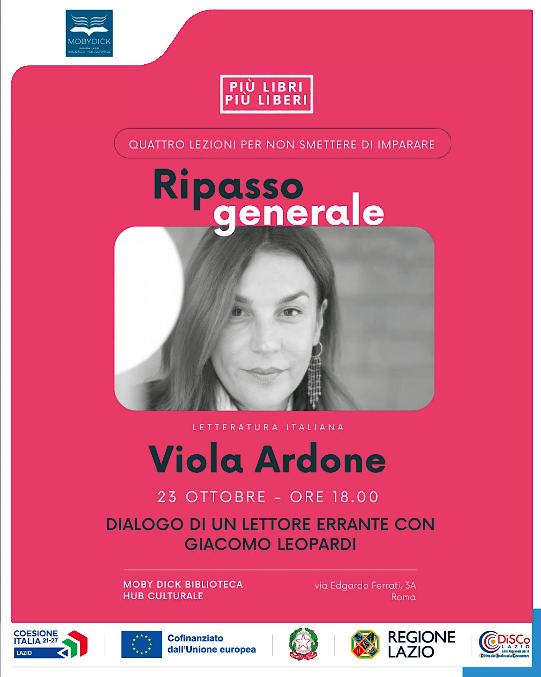 Lectio sulla letteratura italiana dell'autrice Viola Ardone