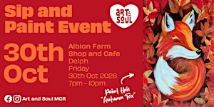 Sip and Paint Event at Albion Farm Shop and Cafe, Delph, Saddleworth