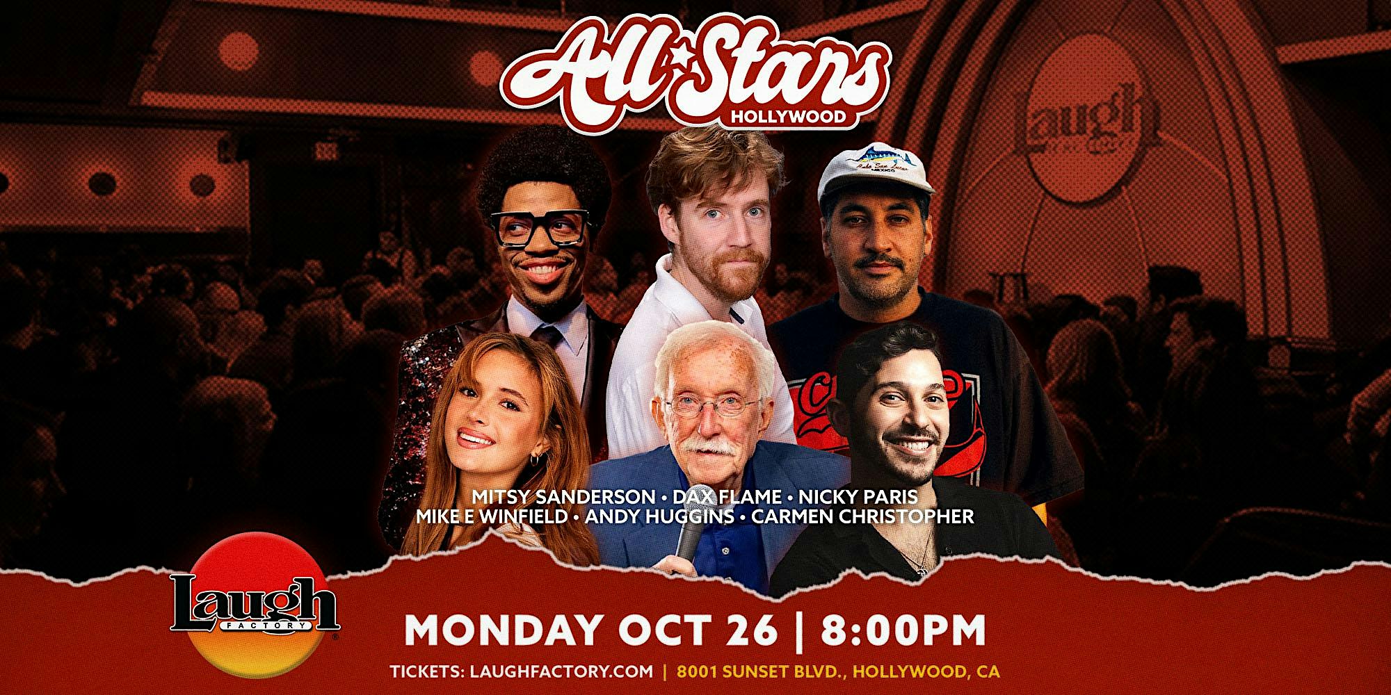 Monday All-Star Comedy 8:00PM
