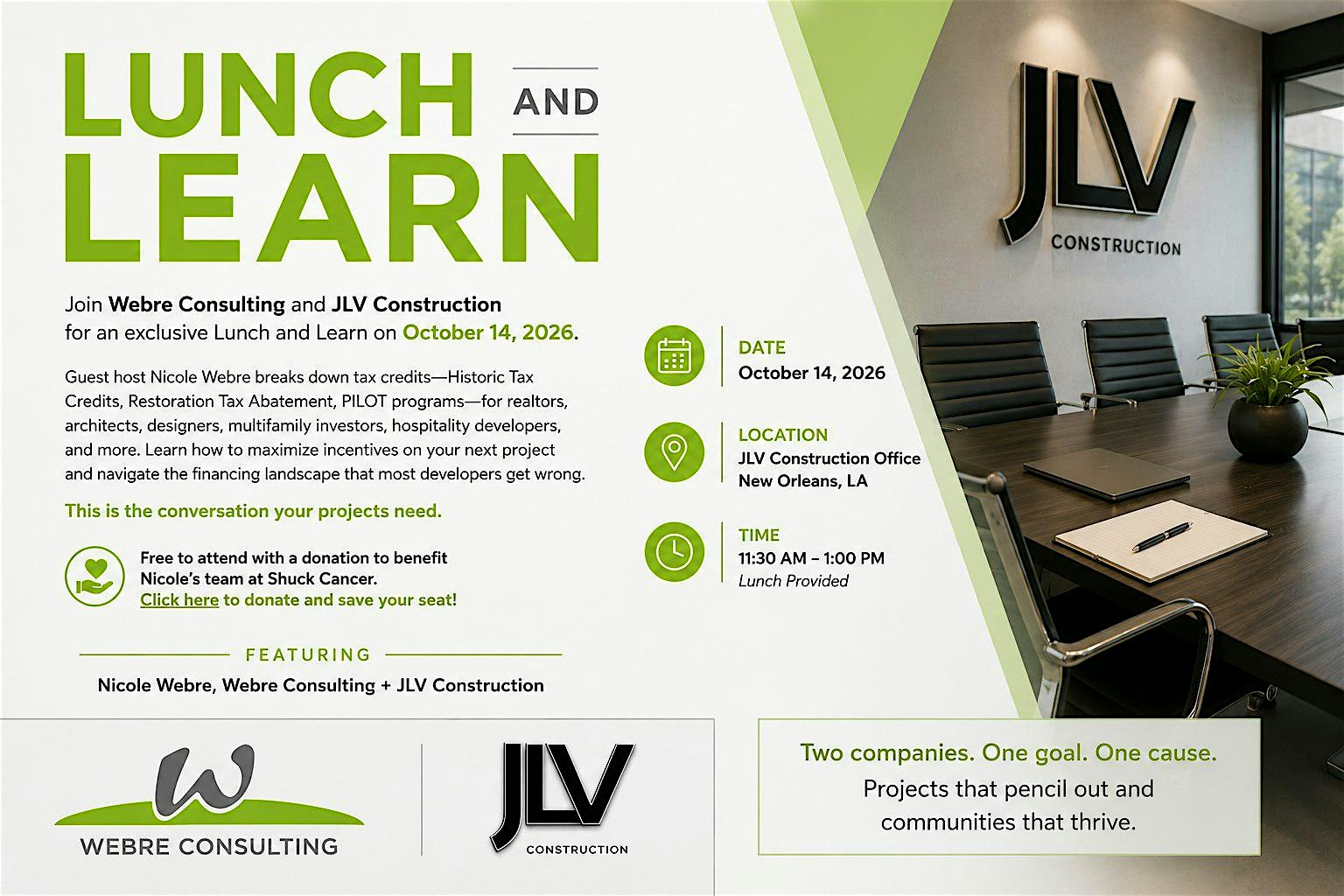 Lunch & Learn: Incentives That Transform Projects,  featuring Nicole Webre