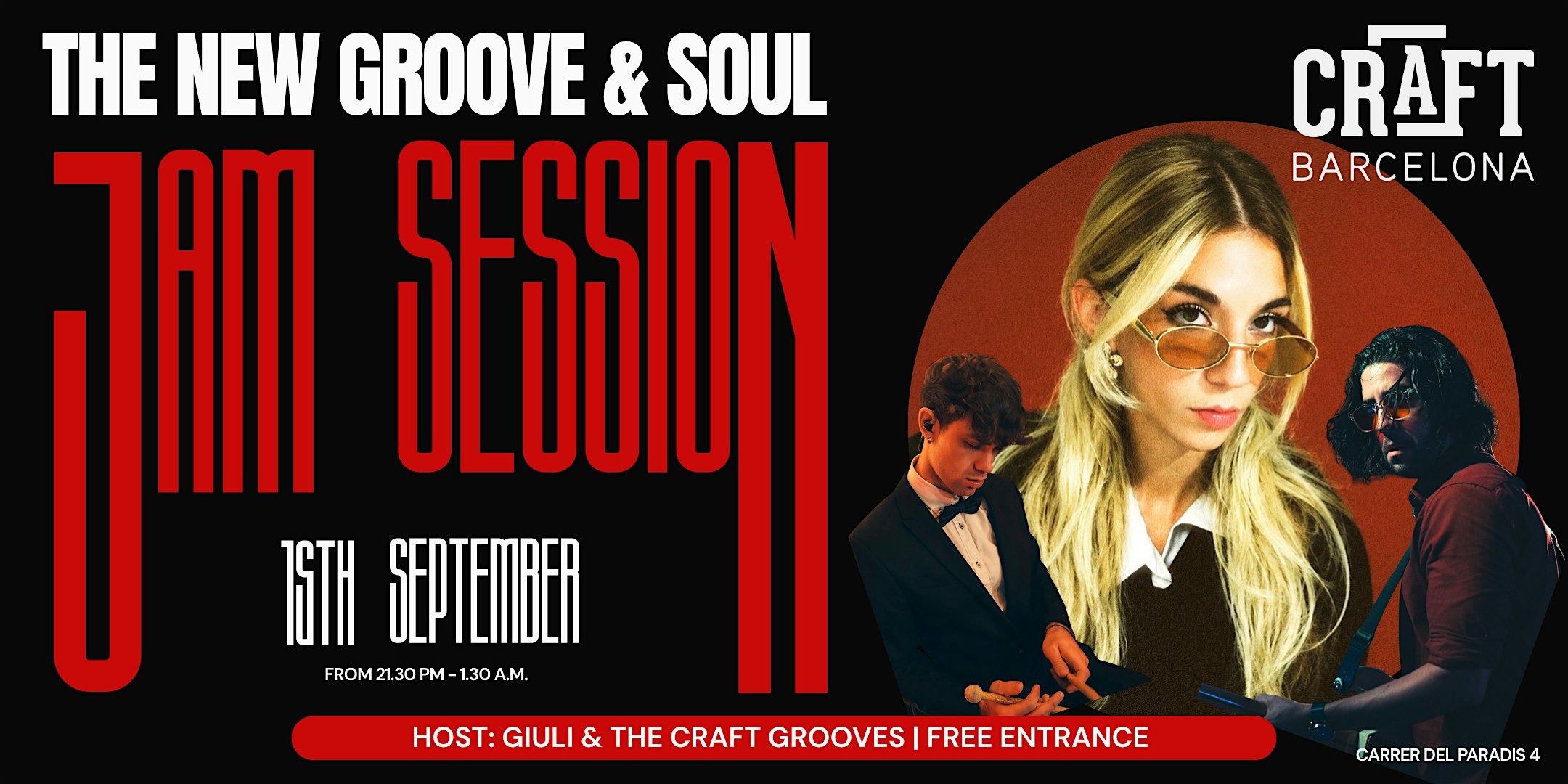 THE NEW GROOVE & SOUL JAM SESSION | FREE ENTRANCE