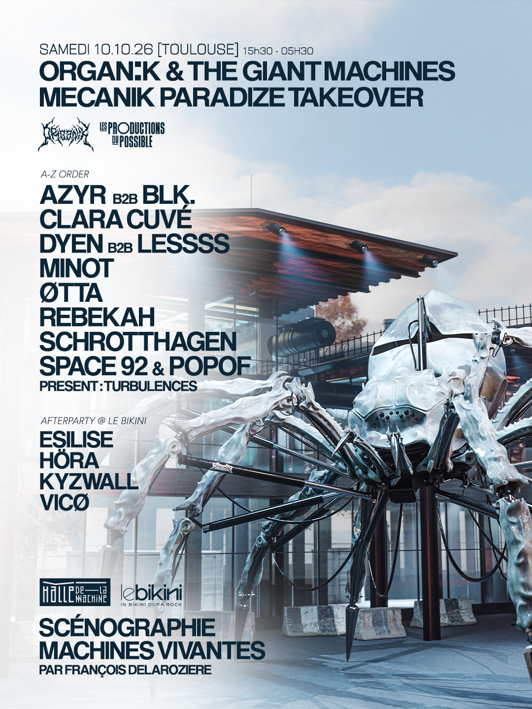 Open Rave Toulouse: OrganΓ―k + Machines Vivantes