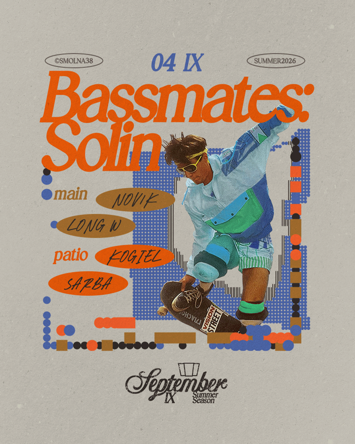 Bassmates x Smolna invites Solin