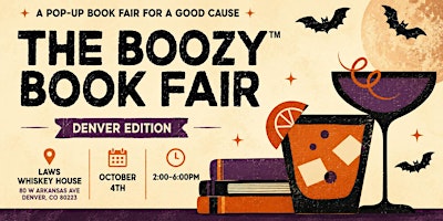 Boozy Book Fair at The Laws Whiskey Sanctuary
