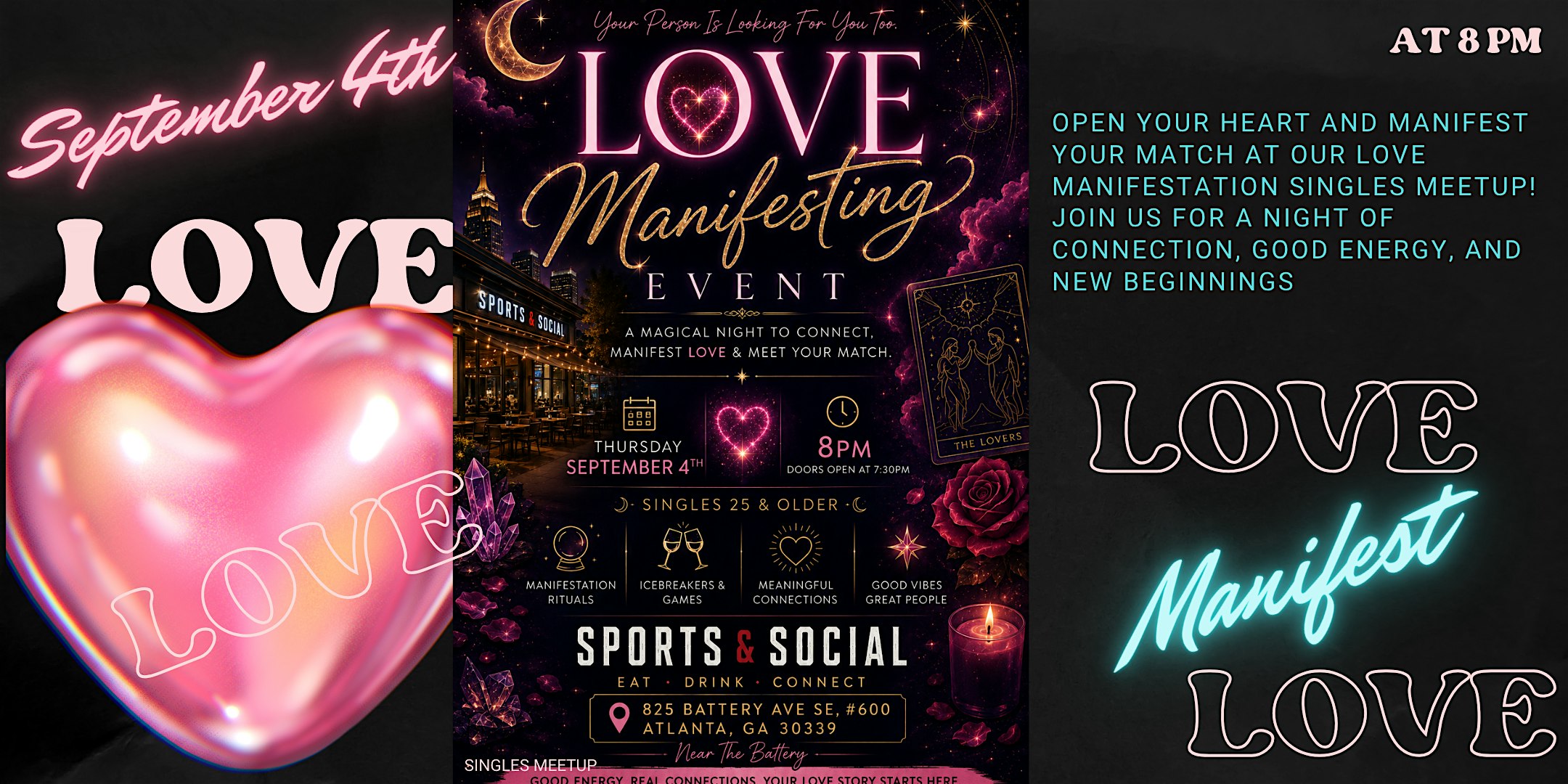 Manifesting The One Singles Meetup