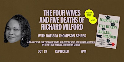 The Four Wives and Five Deaths of Richard Milford w/ Nafissa Thompson