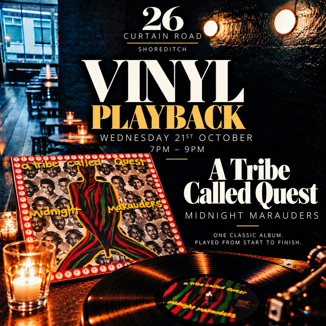 Vinyl LP playback session: A Tribe Called Quest 'Midnight Marauders'
