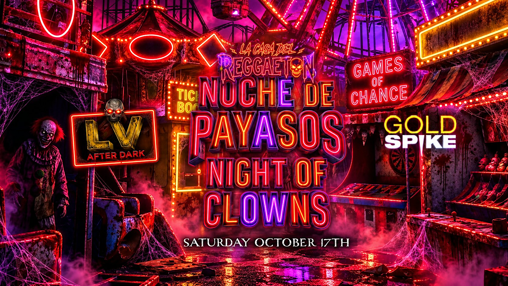 21+SATURDAY CHUCKIS PERREO HOUSE OCT 17TH  LAS VEGAS GOLD SPIKE FREE W/RSVP