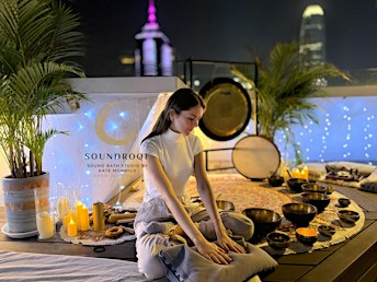 Unique Rooftop Sound Bath with Kate (Gongs & Singing Bowls)