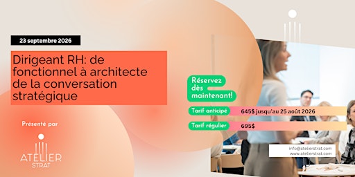 Dirigeants RH: de fonctionnel à architecte de la conversation stratégique