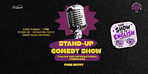 Stand-Up Comedy Show In English (Near Piazza Navona)
