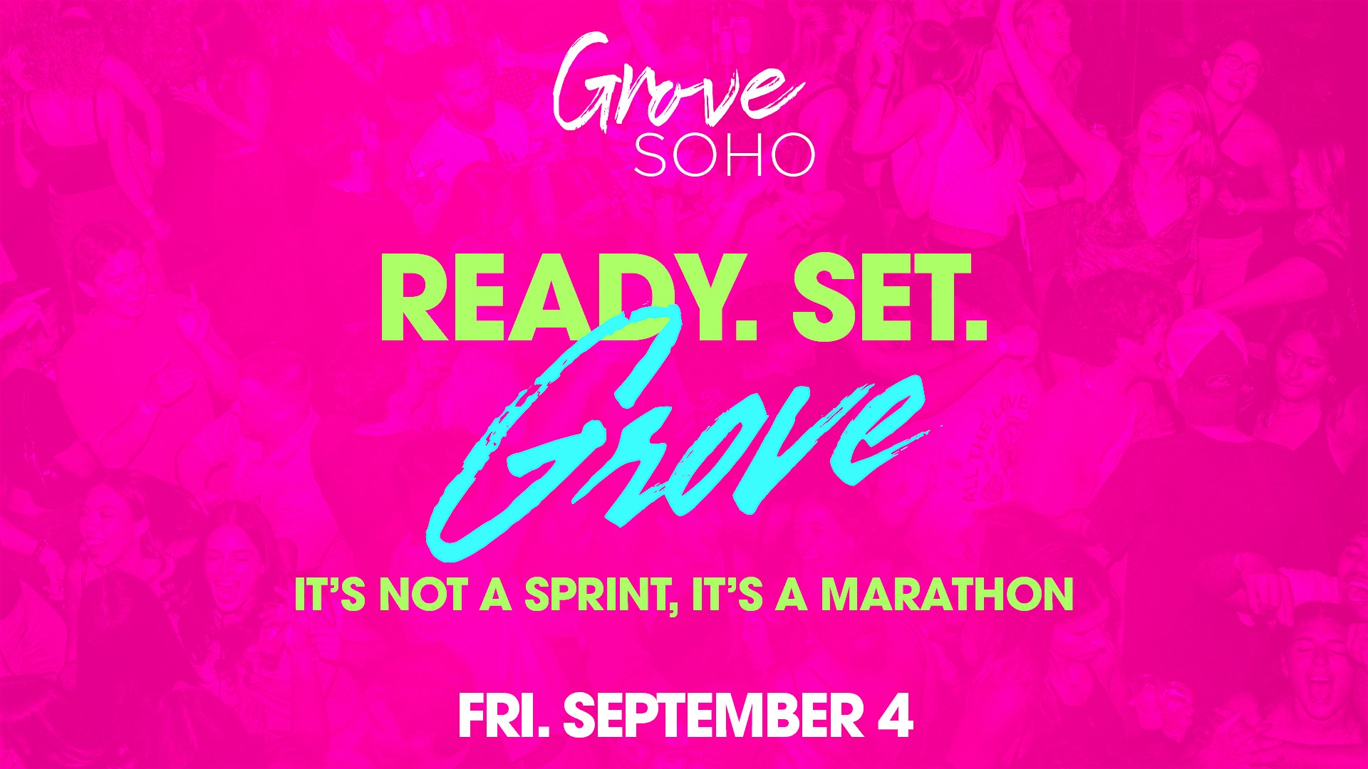 Ready. Set. Grove. Friday!