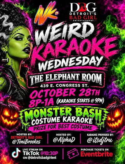 Monster Bash Costume Karaoke Party