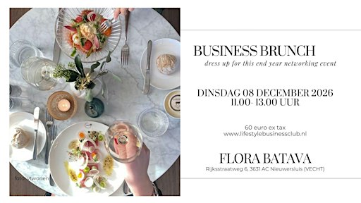 Business Network Brunch Flora Batava