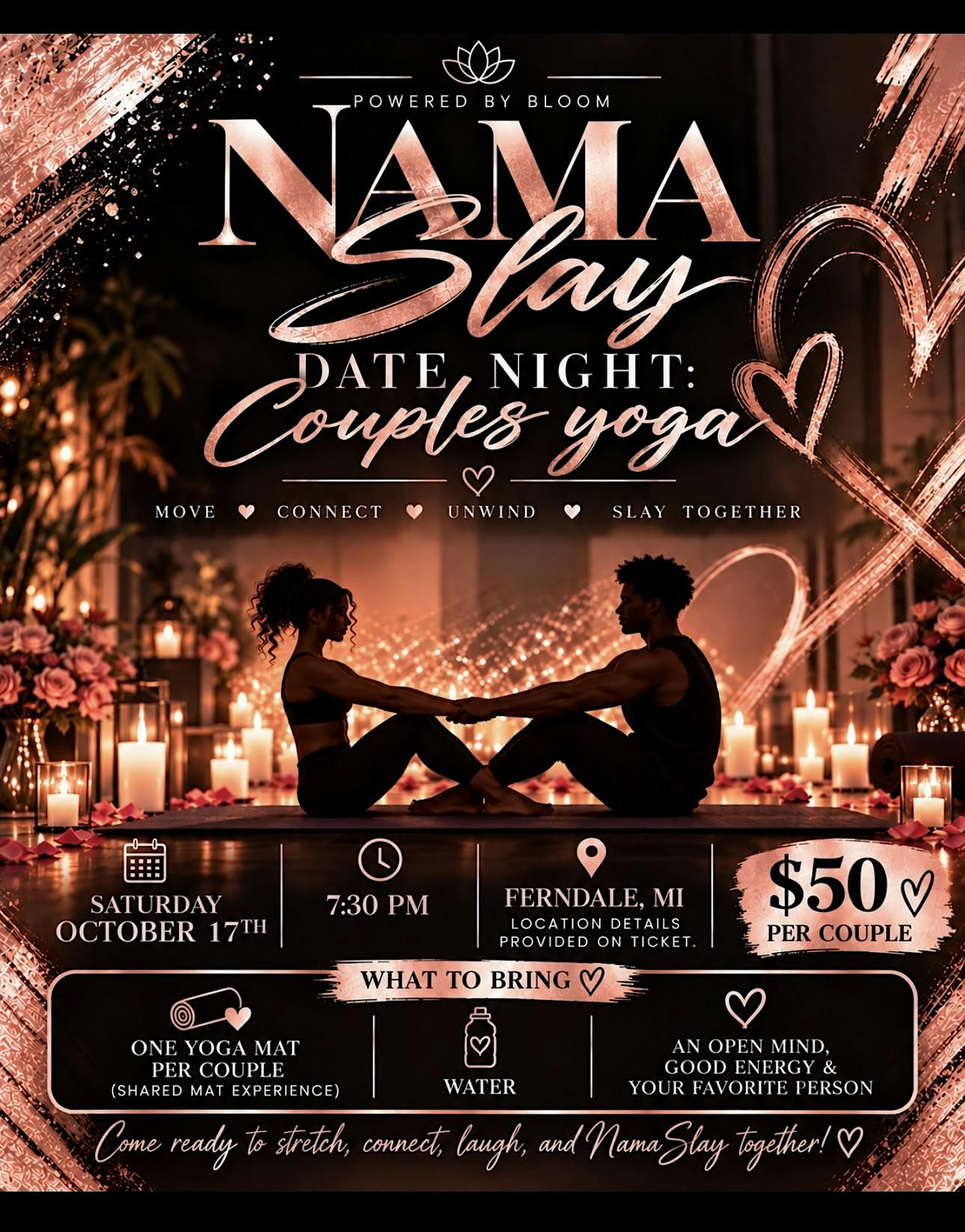 NamaSlay Date Night: Couples Yoga