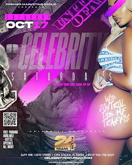 Celebrity Saturdays at Klub24 Miami