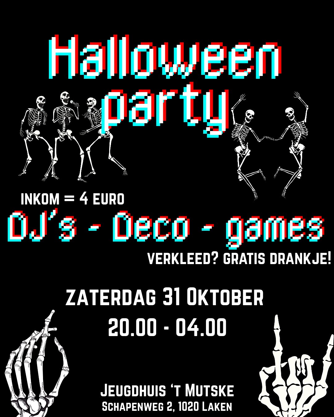 Halloweenparty: 't Mutske's haunted house