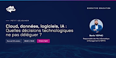 Petit déjeuner EPITA Executive Education | Souveraineté numérique