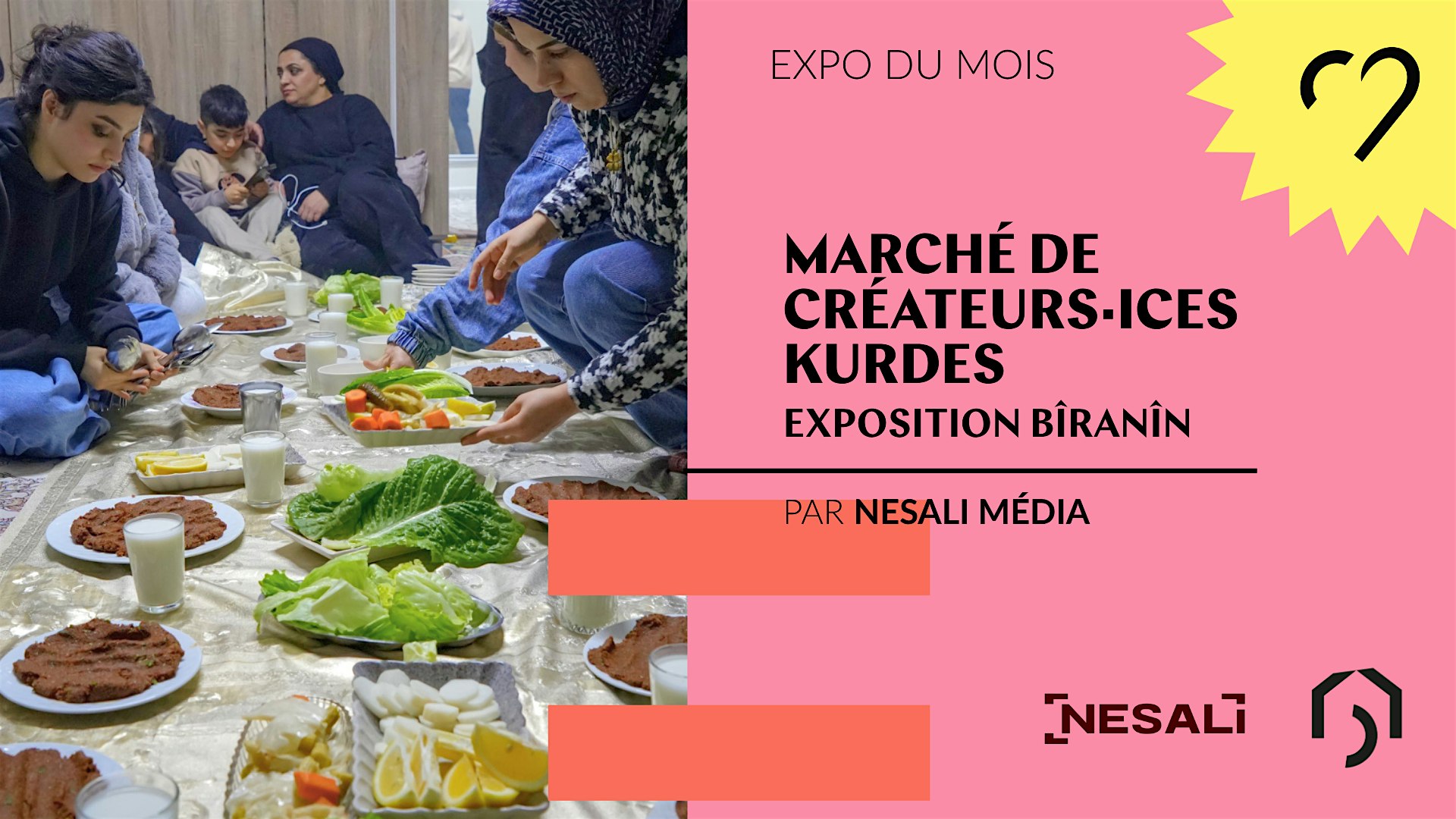 Bîranîn - Marché de créateurs·ices kurdes