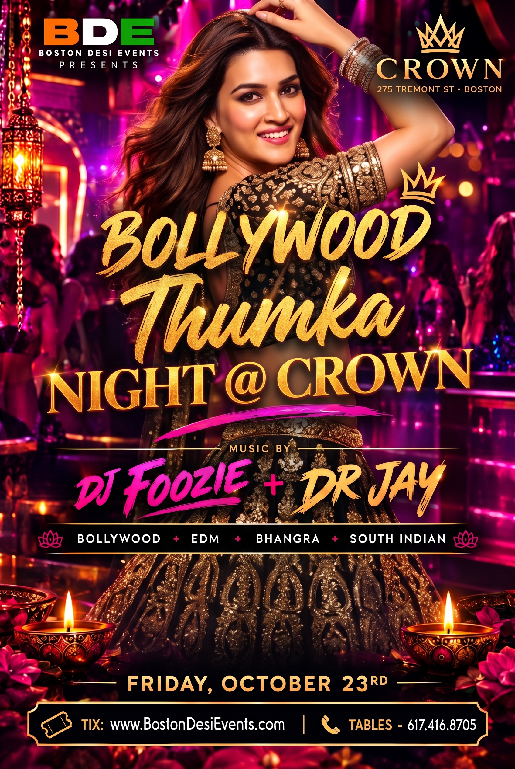 BOLLYWOOD THUMKA NIGHT @ CROWN NIGHTCLUB
