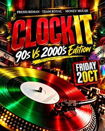 CLOCK IT 90s Meets 2000s Edition